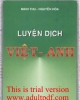 Ebook Luyện dịch Việt - Anh: Phần 1 - Minh Thu, Nguyễn Hóa