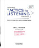 Ebook Expanding tactics for listening: More listening, more testing, more effective (Third edition)