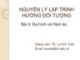 Bài giảng Nguyên lý lập trình hướng đối tượng: Bài 9 - TS. Lý Anh Tuấn