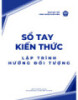 Sổ tay kiến thức Lập trình hướng đối tượng - Trường ĐH Công nghệ thông tin Tp. HCM